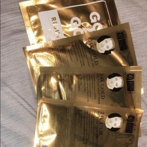 24k gold face masks